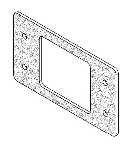 Dichtung Inspektionsklappe 41801201500, ca. 140x80x4mm