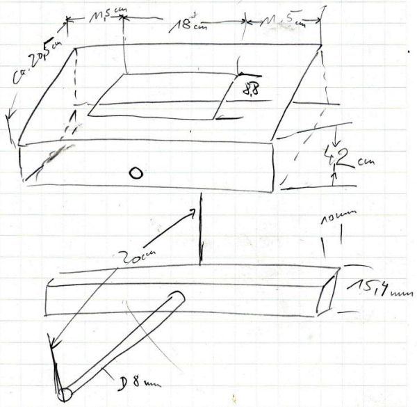 41200904301 Abkratzerstab Rauchgasgebläseraum für EGO-/STAR-Hydro