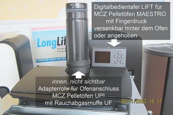 Digitalbedientafel LIFT für MCZ Pelletöfen MAESTRO M1