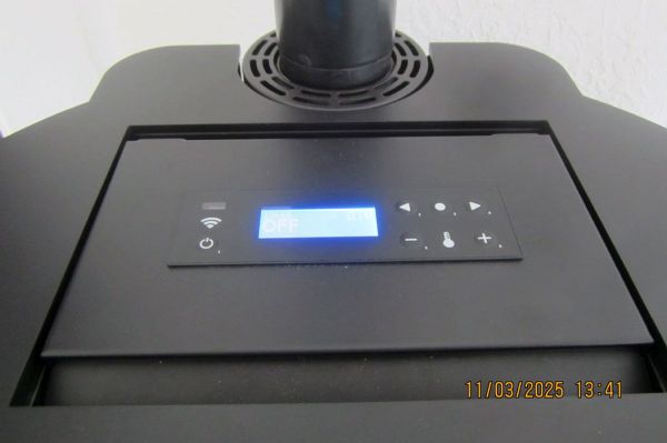 CADEL Pelletofen Spin Plus 9, Stromausfall-Notbetrieb vorbereitet, Gusseisen
