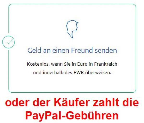 Zusatzkosten für PayPal-Zahlung an: info@pobes.de