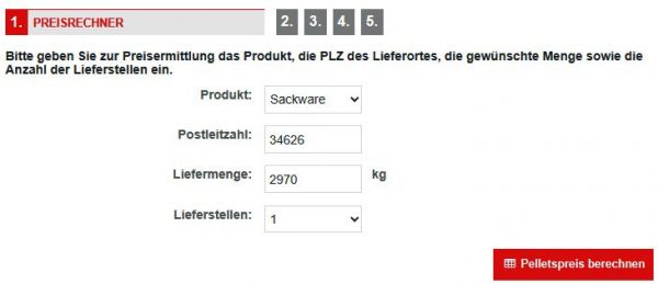Holzpellets von Günther-Energie in Bebra