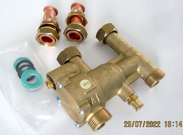 Set Thermostat-Ventil, Art.-Nr. 40A18011 - Rücklauftemperaturanhebung