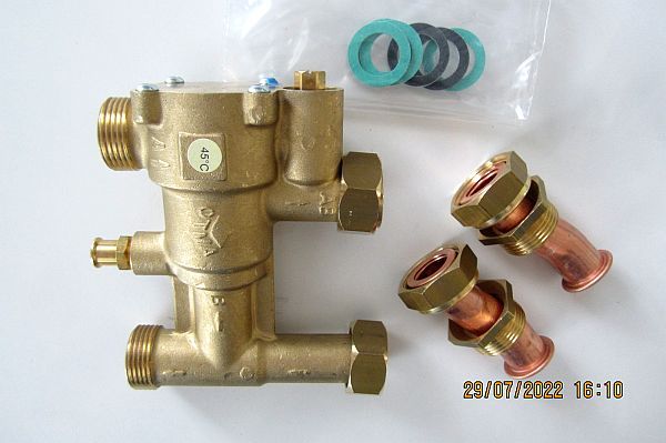 Set Thermostat-Ventil, Art.-Nr. 40A18011 - Rücklauftemperaturanhebung
