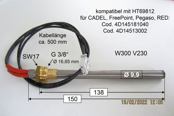 Zündkerze für CADEL, FreePoint, Pegaso 4D145181040