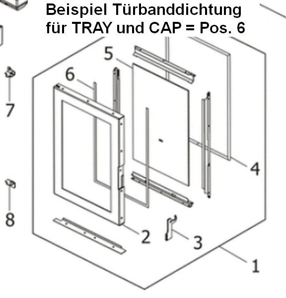 Türbanddichtung 6 mm (5 m) 4120572A