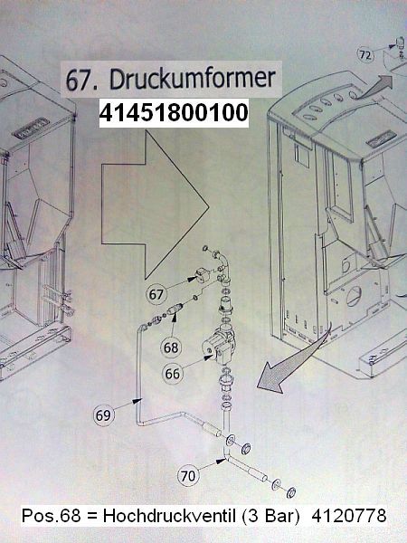 Druckwächter 41451800100 für Athos, Nova, Polar