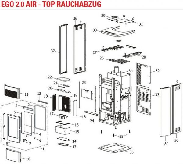 EGO 2.0 AIR - TOP RAUCHABZUG