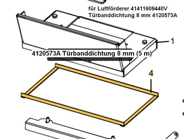41411609440V Luftförderer für MCZ Hydromatic