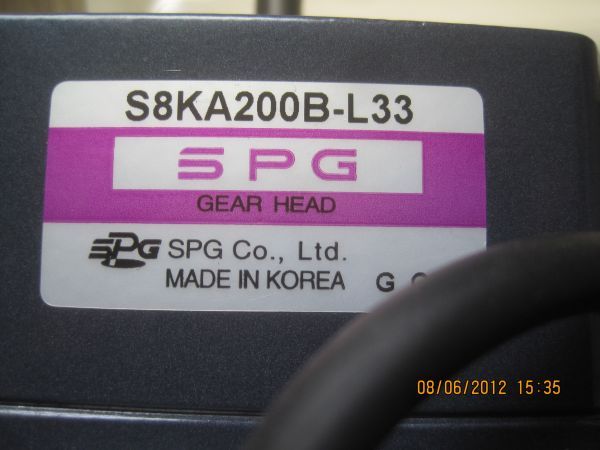 SPG Getriebemotor kpl. mit Getriebe 6 U/Min. u.a. für ATMOS - H0107
