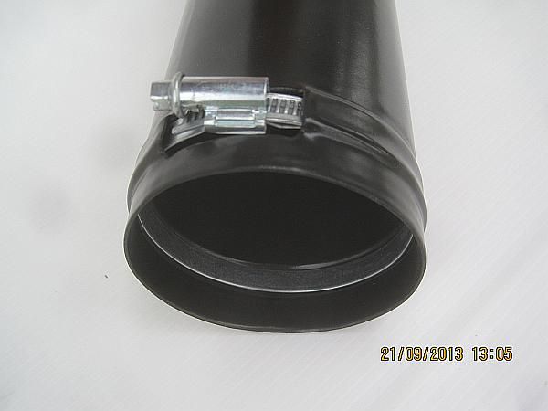 Ø 80 mm, Pelletrohr verstellbar, Verschieberohr 2-teilig, Rohr in Rohr
